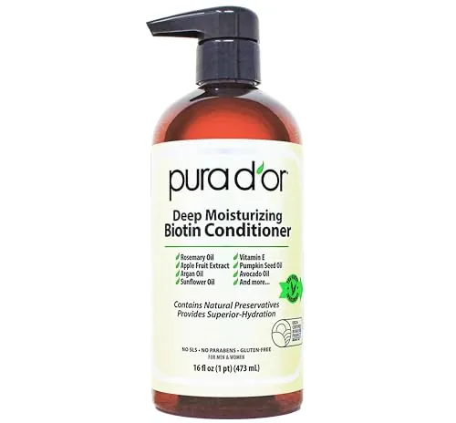 PURA D'OR Deep Moisturizing Biotin Conditioner Review