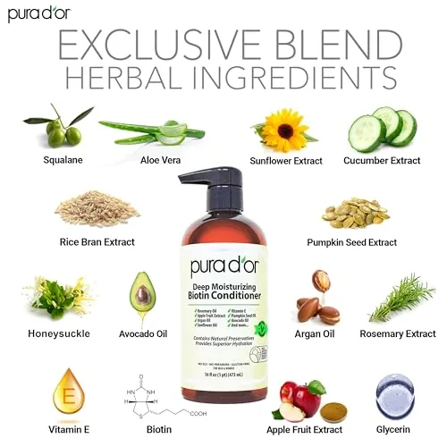 PURA D'OR Deep Moisturizing Biotin Conditioner Review image 2