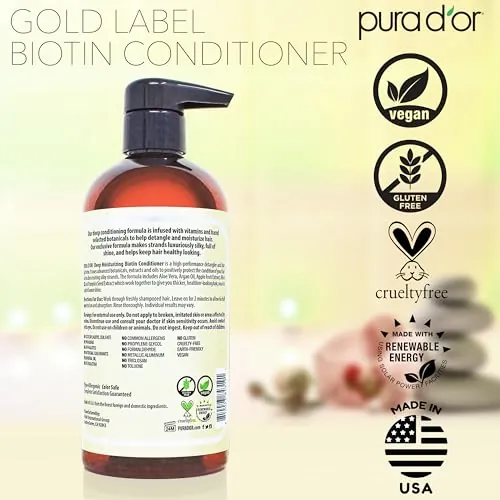 PURA D'OR Deep Moisturizing Biotin Conditioner Review image 6