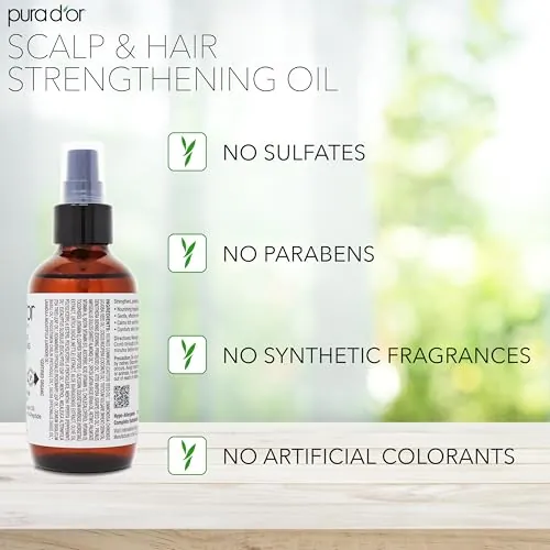 PURA D'OR Scalp & Hair Strengthening Oil Review image 5
