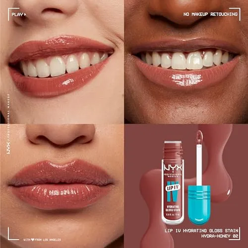 NYX Lip IV Hydra Honey Review: Glossy Lip Stain image 2