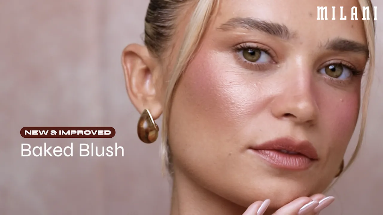 Milani Baked Blush Review: Dolce Pink Powder Blush image 7