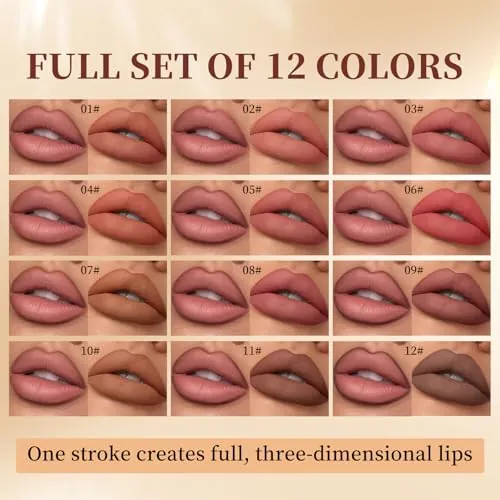 QiBest 12Pcs Lip Liner Set Review: Matte Pencil Kit image 2