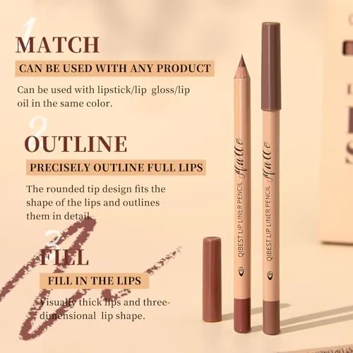 QiBest 12Pcs Lip Liner Set Review: Matte Pencil Kit image 5
